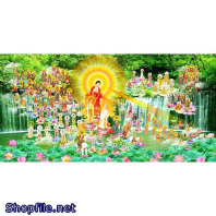 Hình Phật Tây Phương Tiếp Dẫn